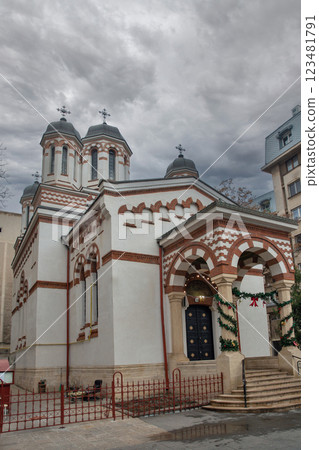 Zlatari Church in Bucharest, Romania. Zlatari Church in Bucharest, Romania. 123481791