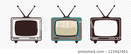 Retro TV Set. Vector Vintage Television Collection. Old TV Icon Pack. Retro, Vintage TV, Classic, Antique TV, Old Television, Vector Illustration. Retro Electronics, Vintage Screen Retro TV Set. Vector Vintage Television Collection. Old TV Icon Pack. Retro, Vintage TV, Classic, Antique TV, Old Television, Vector Illustration. Retro Electronics, Vintage Screen 123482401