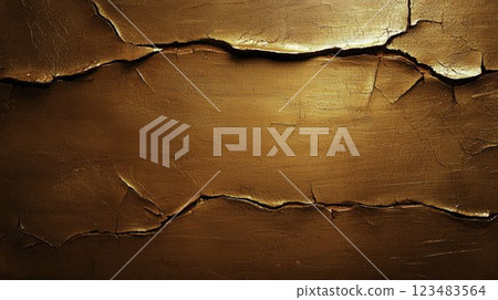 Textured bronze surface with dramatic cracks and rich detailing Textured bronze surface with dramatic cracks and rich detailing 123483564