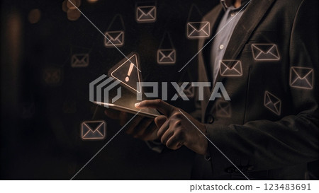Spam Emails and Cyber Threats How to Stay Safe Online 123483691