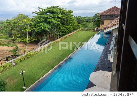Enjoy a private infinity pool at a resort hotel in Sri Lanka Enjoy a private infinity pool at a resort hotel in Sri Lanka 123483874