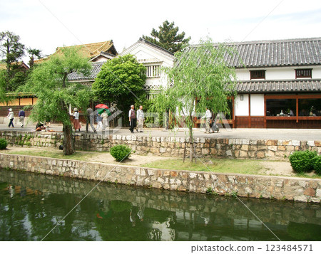岡山縣倉敷美觀地區(倉敷川沿岸) 岡山縣倉敷美觀地區(倉敷川沿岸) 123484571
