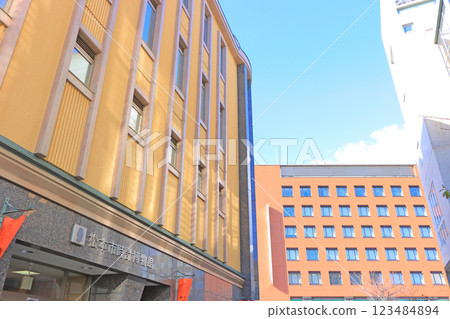 長野縣松本市松本市鐘錶博物館風景 123484894