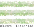 Japanese style watercolor glitter wave pattern background illustration 123487138