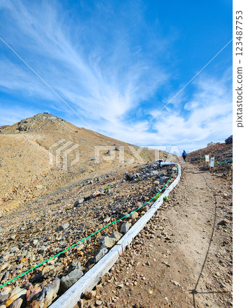 Climbing Mt. Ontake in summer: Otaki summit to Kengamine (Hachō-dārumi) Climbing Mt. Ontake in summer: Otaki summit to Kengamine (Hachō-dārumi) 123487753