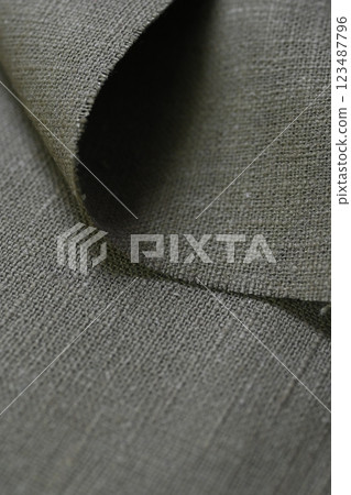 black hemp viscose natural fabric cloth color; sackcloth rough texture of textile fashion 123487796