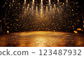 聚光燈照亮的華麗舞台 123487932