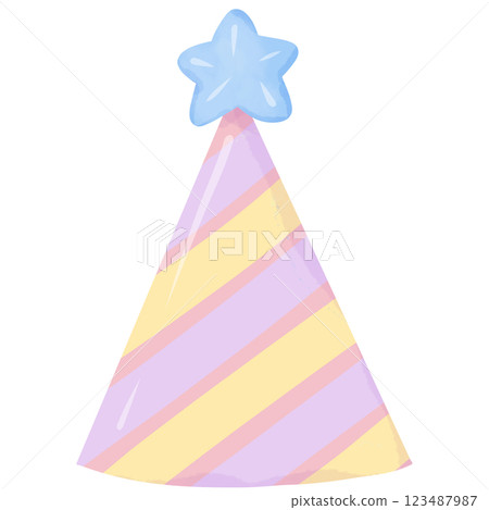 hand painted watercolor party hat1 hand painted watercolor party hat1 123487987