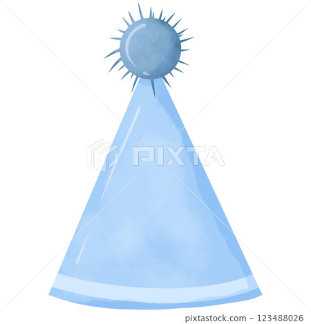 hand painted watercolor party hat27 123488026