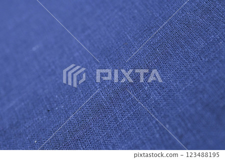 blue hemp viscose natural fabric cloth color, sackcloth rough texture of textile fashion blue hemp viscose natural fabric cloth color, sackcloth rough texture of textile fashion 123488195
