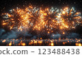 煙花背景 123488438