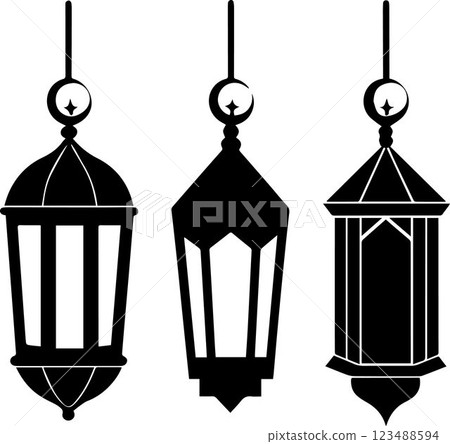 arabic lamp isolated on white background arabic lamp isolated on white background 123488594