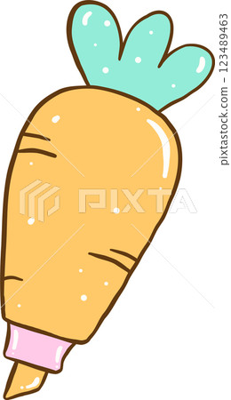 Easter School Highlighter Cartoon Hand Drawn 123489463