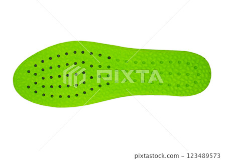Orthopedic insoles isolated on white background. Medical insoles. Isolated orthopedic insoles on a white background Orthopedic insoles isolated on white background. Medical insoles. Isolated orthopedic insoles on a white background 123489573