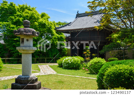 源光庵迎來新綠季節 123490137