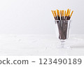 Chocolate sticky sweets 123490189