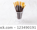 Chocolate sticky sweets 123490191