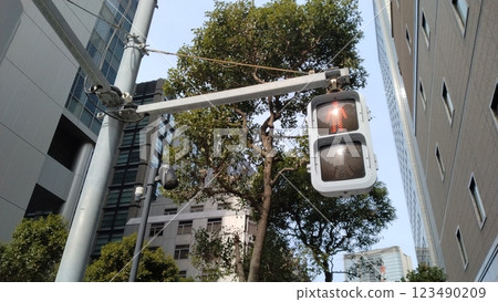 Pedestrian signal stock photo (red) Pedestrian signal stock photo (red) 123490209