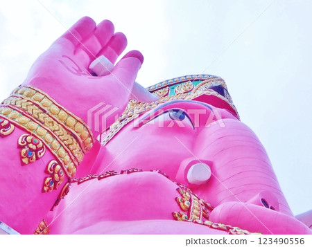Pink Ganesha 123490556