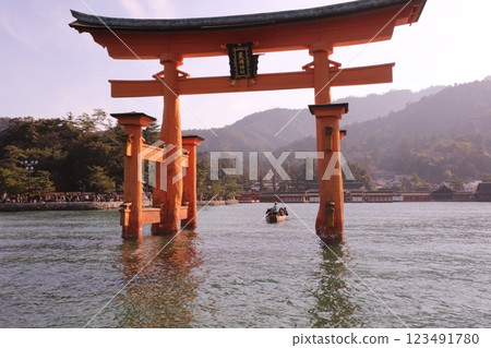 Hiroshima Itsukushima Shrine 123491780