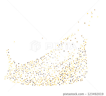 Golden glitter particles flow Golden glitter particles flow 123492019