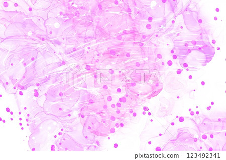Pink fantastic background material with copy space 123492341