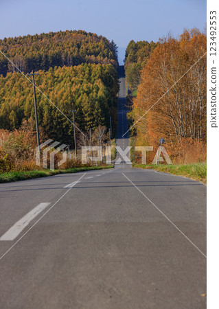 Beautiful hill scenery 123492553