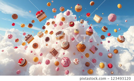 Sky full of sweets Sky full of sweets 123493120