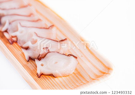 Octopus Sashimi 123493332