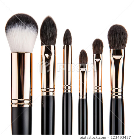 set of makeup brushes 123493457