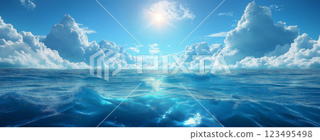 Sea and sun 123495498