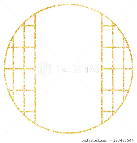 背景材料_日式框架_閃光 123495544