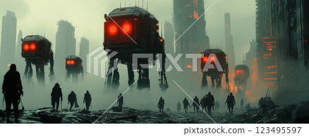 機器人 機器人 123495597