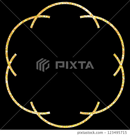 Background material_Japanese style frame_glitter Background material_Japanese style frame_glitter 123495715