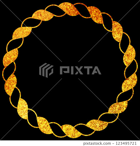 Background material_Japanese style frame_glitter Background material_Japanese style frame_glitter 123495721