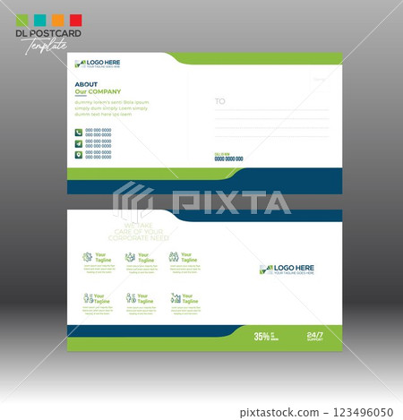 Postcard Design for any best use Postcard Design for any best use 123496050