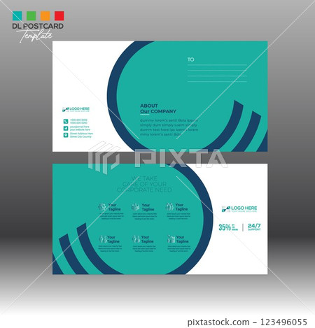 Postcard Design for any best use Postcard Design for any best use 123496055