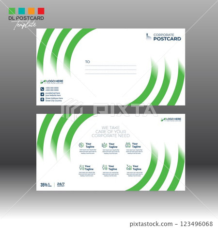 Postcard Design for any best use 123496068