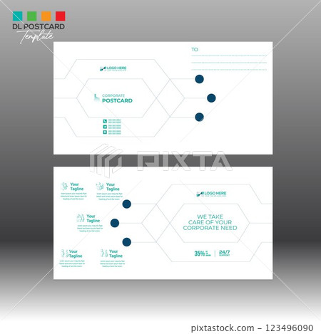 Postcard Design for any best use 123496090