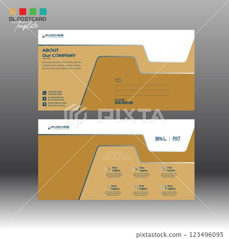 Postcard Design for any best use 123496095