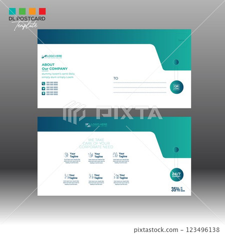 Postcard Design for any best use 123496138