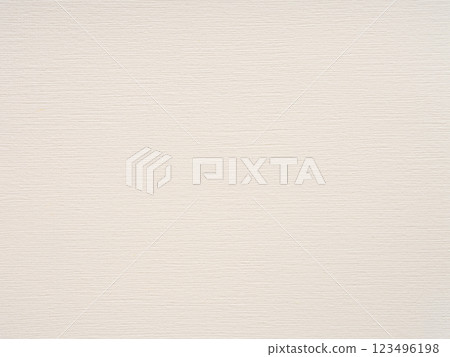 Soft ivory fabric texture with a horizontal brushed canvas effect 123496198