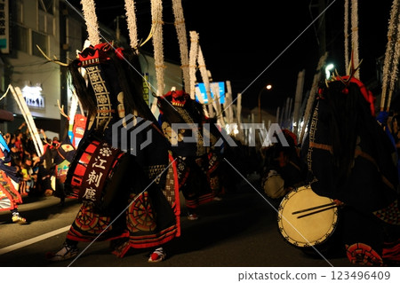 Folk Performing Arts Performance Hyakka Group Dance Folk Performing Arts Performance Hyakka Group Dance 123496409