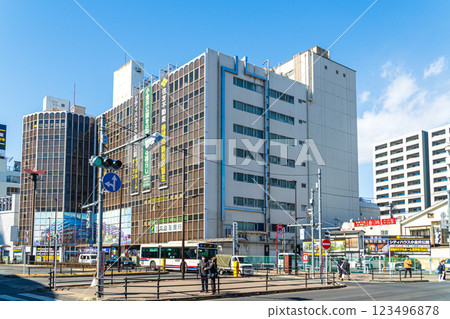 Tokyo, Musashikoganei Station North Exit, Station Front Scene 123496878