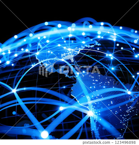 Exploring the Depths of Telecommunication Technology A 3D Network Across the Globe 3d Technology Background Exploring the Depths of Telecommunication Technology A 3D Network Across the Globe 3d Technology Background 123496898