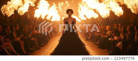 Female fashion model 123497776