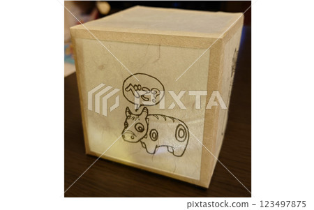 Akabeko Mini Lantern 123497875