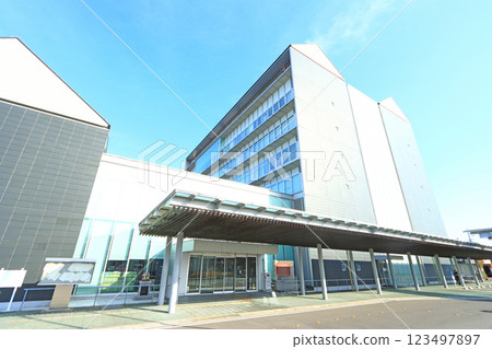 Scenery of Inuyama City Hall, Inuyama City, Aichi Prefecture 123497897