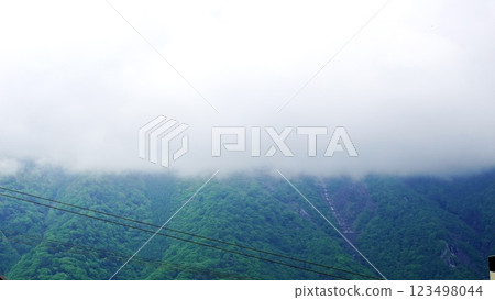 從栃木縣日光市明智平展望台看到的日光 123498044