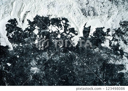 An abstract composition of black and white textures, featuring cracked surfaces and contrasts, inspiring thoughts of depth and time's passage. An abstract composition of black and white textures, featuring cracked surfaces and contrasts, inspiring thoughts of depth and time's passage. 123498086
